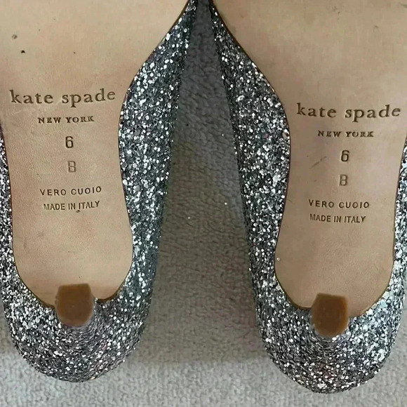 EUC Kate Spade Karolina High-Heel glitter pump sz 6 - Picture 4 of 5